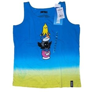 NWT licensed,   boy’s colorful, bright, Fortnite tank top